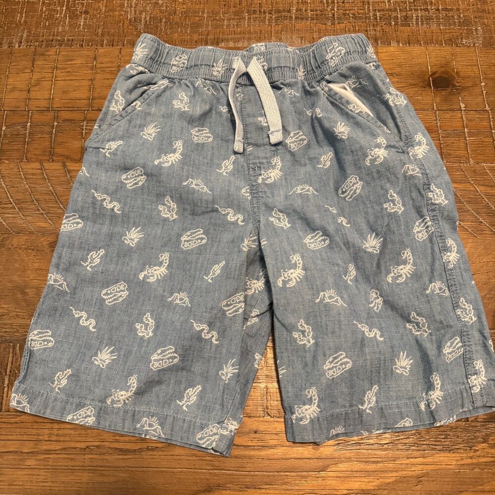 Crazy 8 Size 5T Plaid Green Black White Boys Shorts Lot of 2 Boy Short Twins